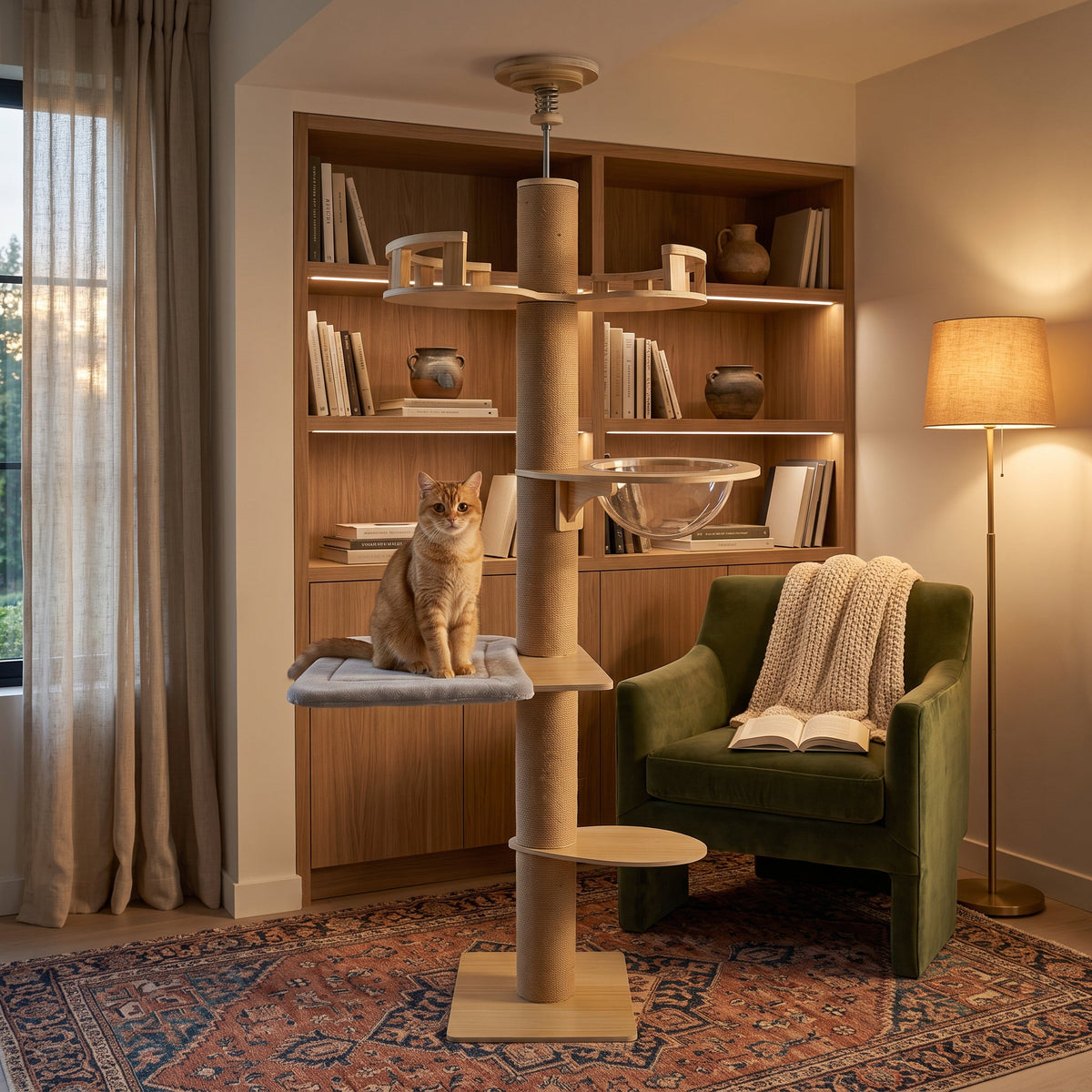Mon chat miaule devant la fenêtre : l'aider autrement – arbre à chat Cime Griffova
