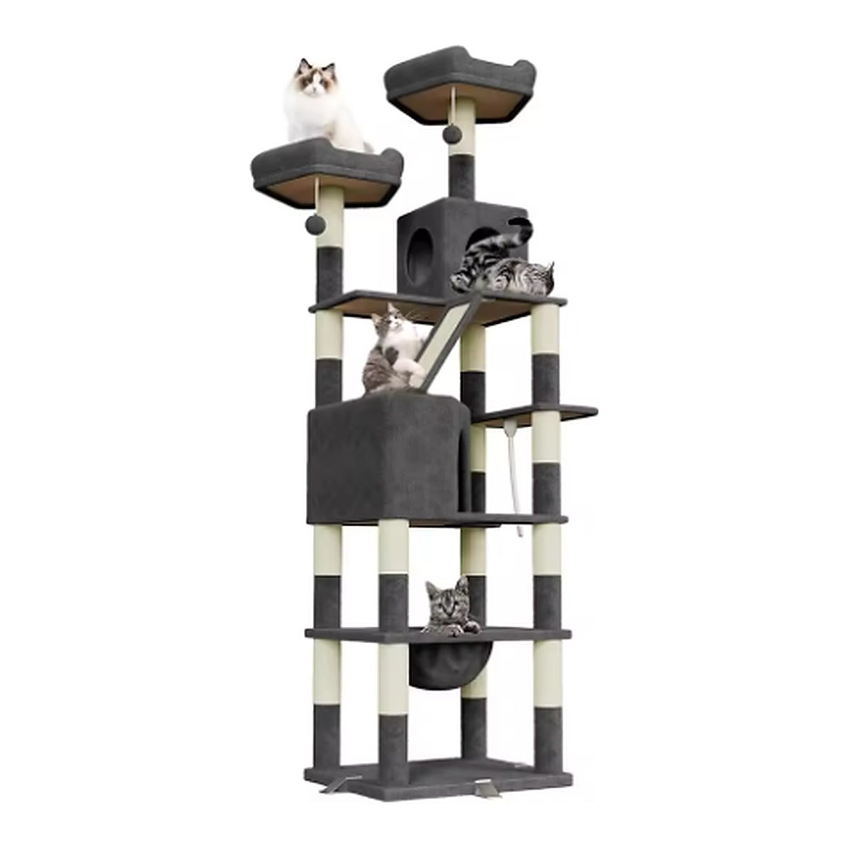 Arbre a chat en bois XXL Baobab