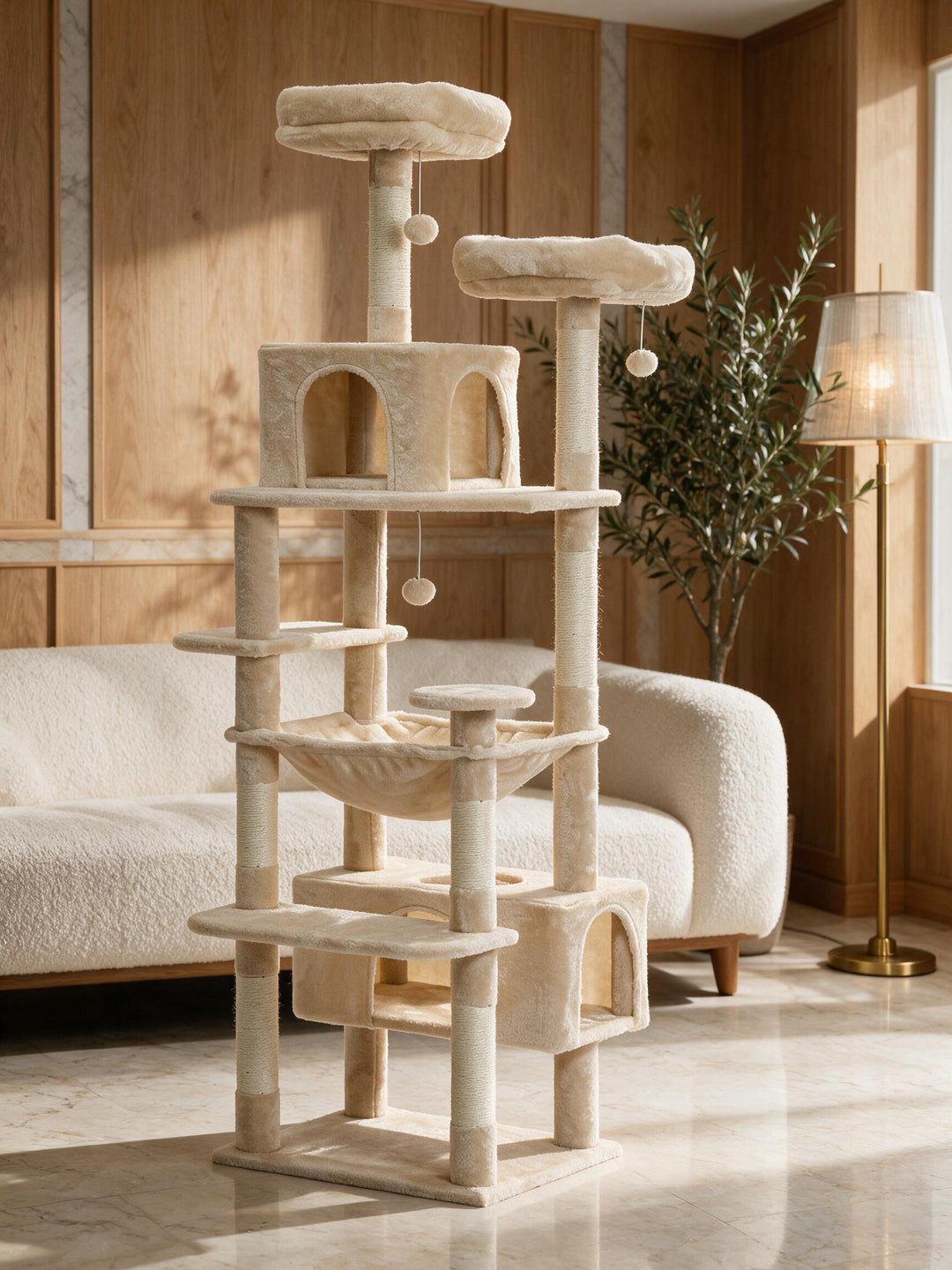 Arbre à chat en bois XL Canopée